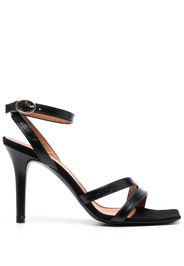 Paul Warmer Paul Warmer 105mm leather sandals - Nero