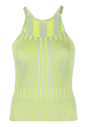 Paula Canovas del Vas ribbed-knit vest top - Verde