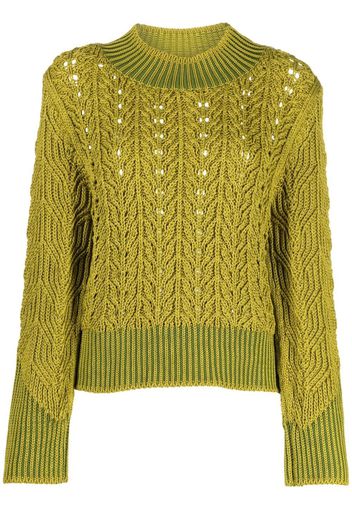 Paula Canovas del Vas cable-knit jumper - Verde