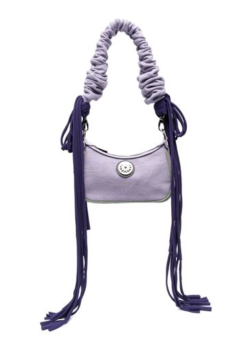 Paula Canovas del Vas fringe-detail shoulder bag - Viola