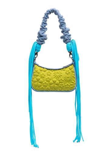 Paula Canovas del Vas floral-print mini bag - Blu