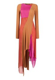 Paula Canovas del Vas colour-block panelled handkerchief dress - Rosa