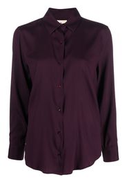 PAULA Blusa con foulard - Viola