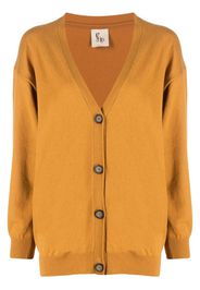 PAULA Cardigan con bottoni - Arancione