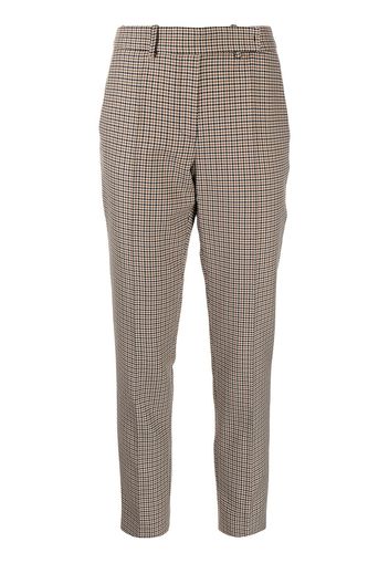 Paule Ka Pantaloni sartoriali in pied-de-poule - Marrone