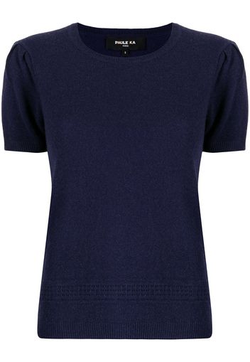 Paule Ka Top a maniche corte - Blu