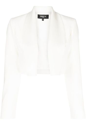 Paule Ka bolero-style cropped jacket - Bianco