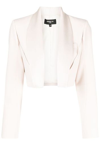 Paule Ka bolero-style cropped jacket - Toni neutri