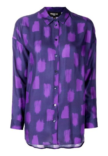 Paule Ka graphic-print shirt - Viola