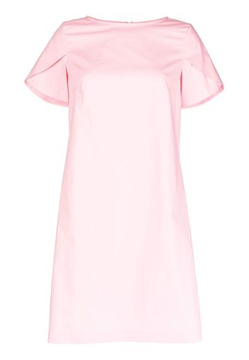 Paule Ka folded-sleeve shift dress - Rosa