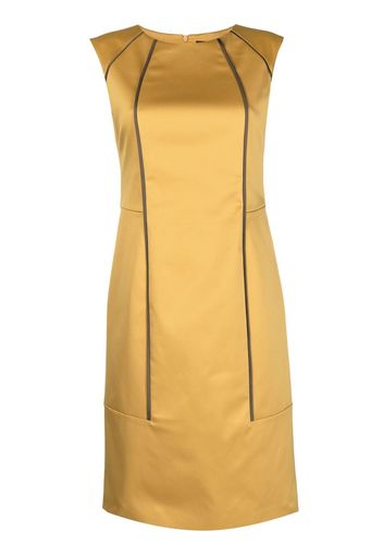 Paule Ka piped-trim shift dress - Giallo