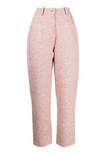 Paule Ka Pantaloni crop a vita alta - Rosa