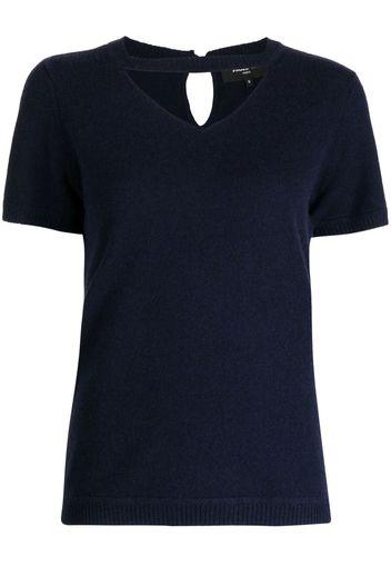 Paule Ka Top con dettaglio cut-out - Blu