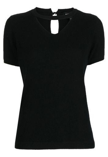 Paule Ka Top con dettaglio cut-out - Nero