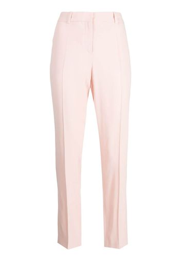 Paule Ka high-waisted pressed-crease trousers - Rosa