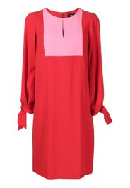 Paule Ka colour-block panelled shift dress - Rosso