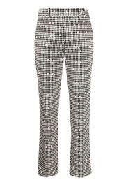 Paule Ka Pantaloni sartoriali in pied-de-poule jacquard - Multicolore