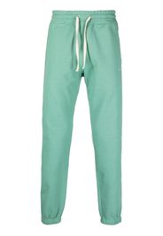 Paura drawstring cotton track pants - Verde