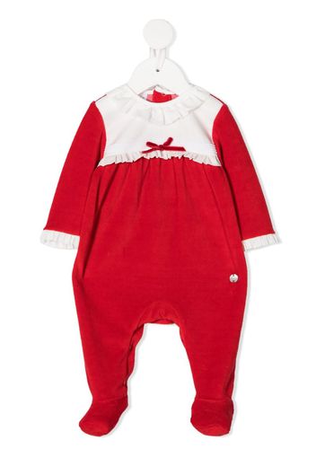 ruffle trim babygrow