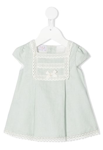 Paz Rodriguez lace-trim dress - Verde