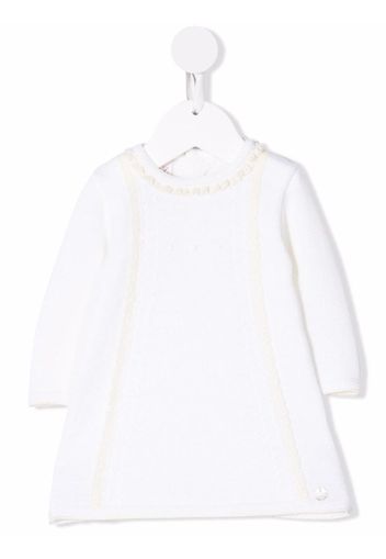 Paz Rodriguez long-sleeve shift dress - Toni neutri