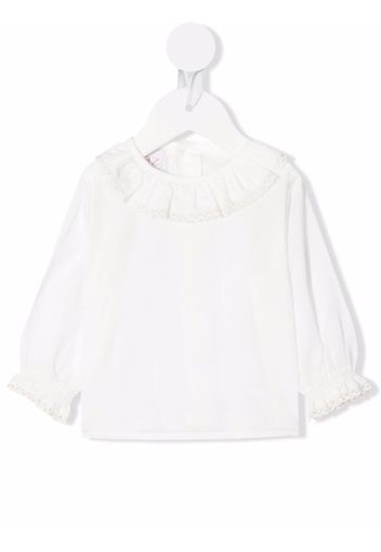 Paz Rodriguez ruffled long-sleeved blouse - Toni neutri