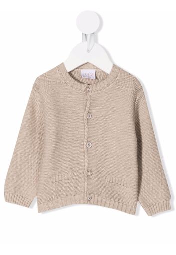 Paz Rodriguez buttoned wool-cashmere cardigan - Marrone