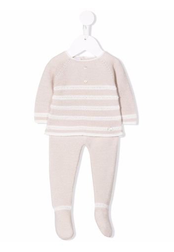 Paz Rodriguez fine-knit two-piece set - Toni neutri