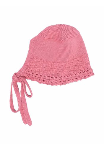 Paz Rodriguez crochet-knit cap - Rosa