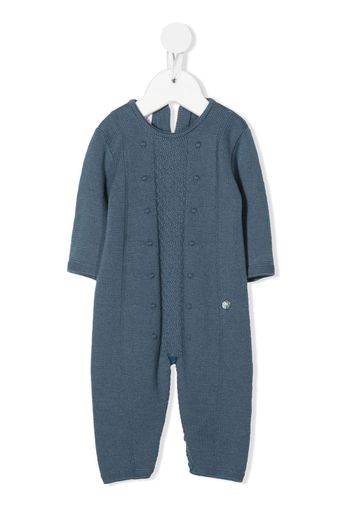 Paz Rodriguez knitted wool babygrow - Blu