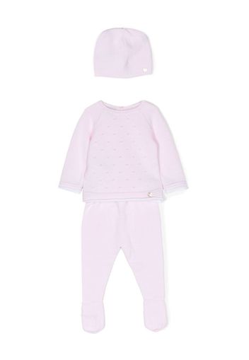 Paz Rodriguez three-piece cotton set - Rosa