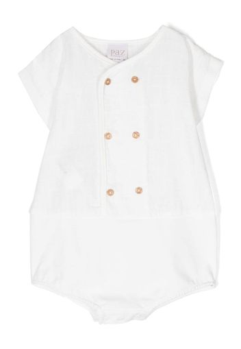 Paz Rodriguez short-sleeve cotton shorties - Bianco