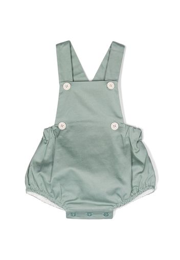 Paz Rodriguez button-fastening cotton dungarees - Verde