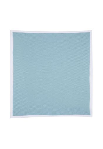 Paz Rodriguez square-body cotton blanket - Blu