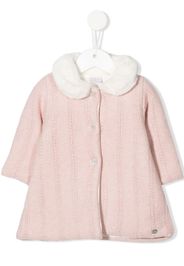 Paz Rodriguez faux-fur collar coat - Rosa