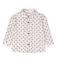 Paz Rodriguez graphic-print long-sleeve shirt - Toni neutri