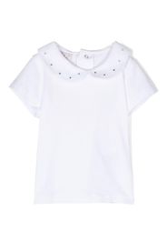 Paz Rodriguez Peter Pan-collar T-shirt - Bianco