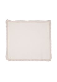 Paz Rodriguez rectangle-shape crochet-knit blanket - Toni neutri