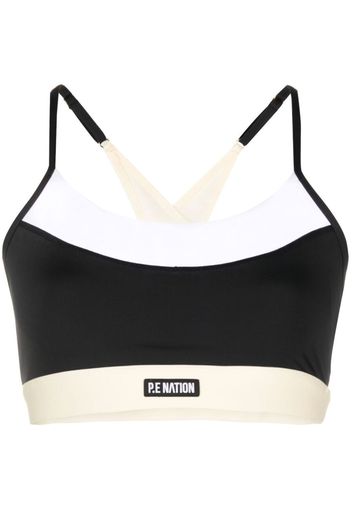 P.E Nation Ridgeline sports bra - Nero