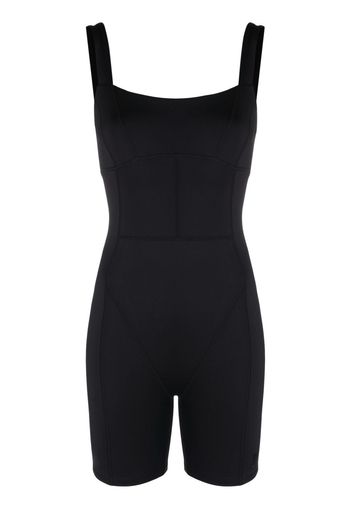 P.E Nation Recalibrate Unitard contrasting-seam jumpsuit - Nero