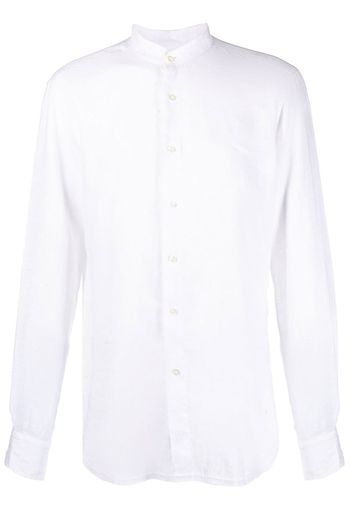 PENINSULA SWIMWEAR Camicia con colletto alla coreana - Bianco