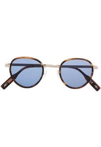 PENINSULA SWIMWEAR Bellagio round-frame sunglasses - Marrone