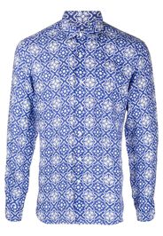 PENINSULA SWIMWEAR Camicia con stampa - Blu