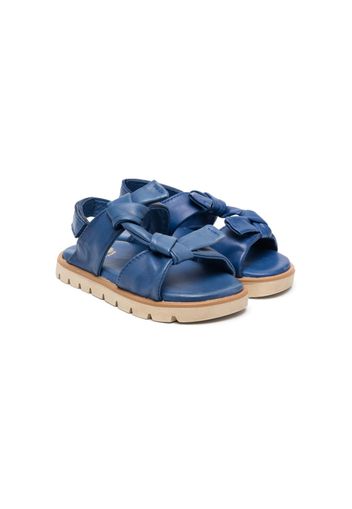 Pépé Kids Sandali Julia in pelle - Blu