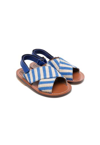 Pépé Kids Sandali con fasce incrociate - Blu