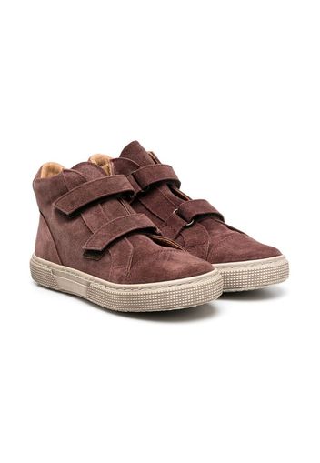 touch-strap hi top sneakers