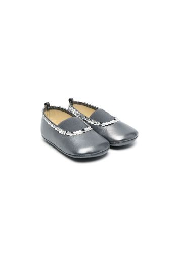 Pèpè Ballerine con paillettes - Grigio