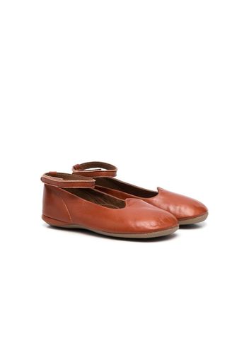 Pèpè round-toe ballerina shoes - Marrone