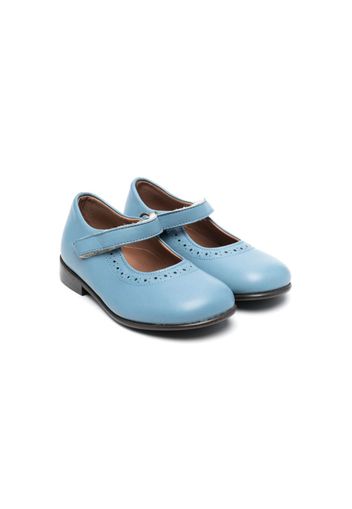 Pèpè Ballerine con chiusura a strappo - Blu