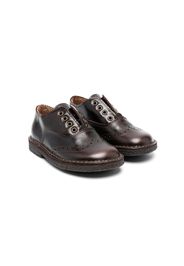 Pèpè Brogues con occhielli - Marrone